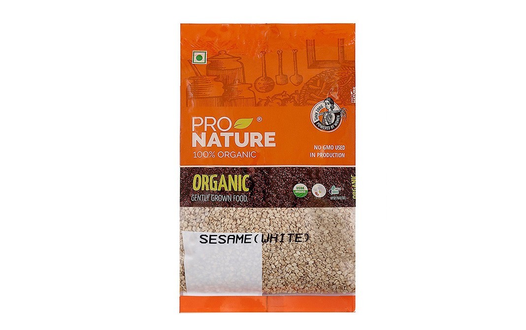 Pro Nature Organic Sesame (White)    Pack  500 grams
